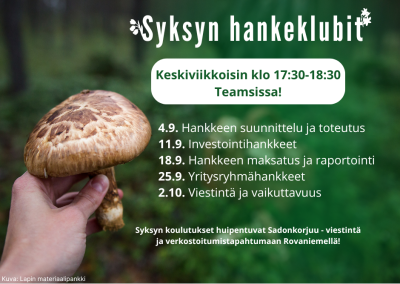 Syksyn hankeklubit